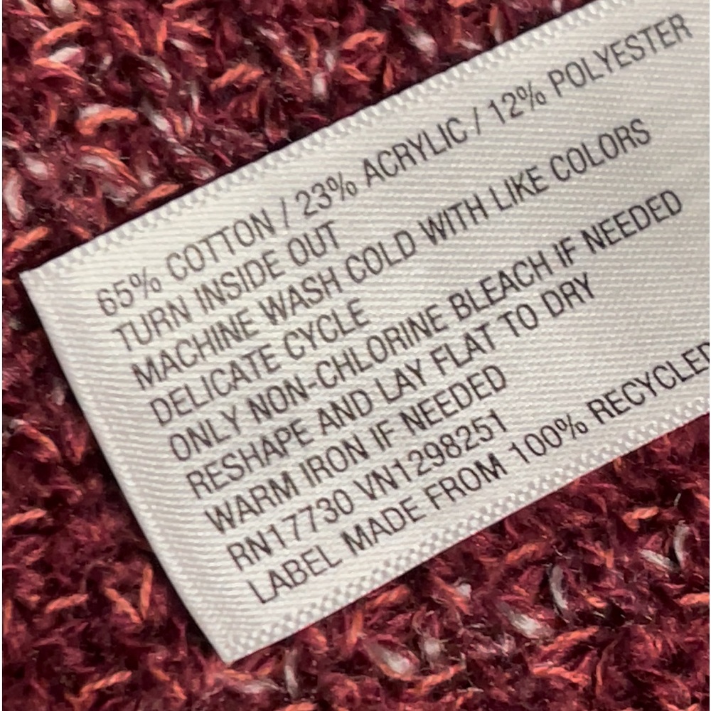 Universal Thread Red Cocoon Sweater - image 5